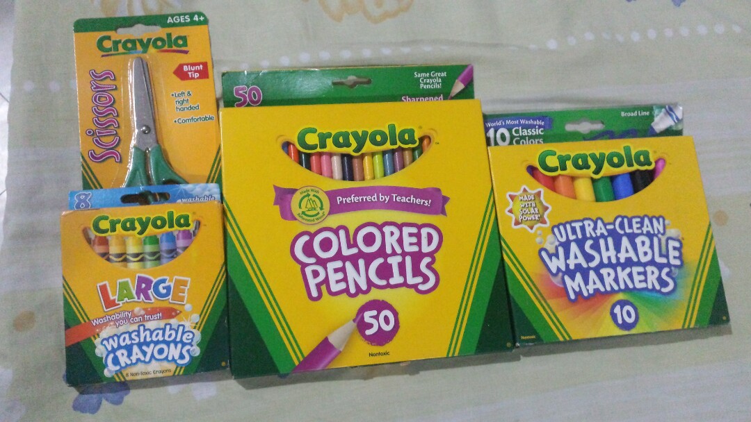 Crayola colored pencils, markers & crayons, Hobbies & Toys, Stationary