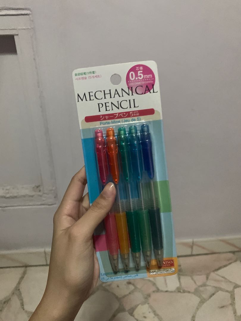 Daiso Mechanical Pencils, Hobbies & Toys, Stationery & Craft