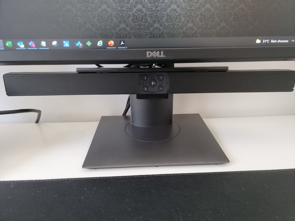 Dell Pro Stereo Computer Soundbar with advance mic array for calls., Audio, Speakers & on Carousell