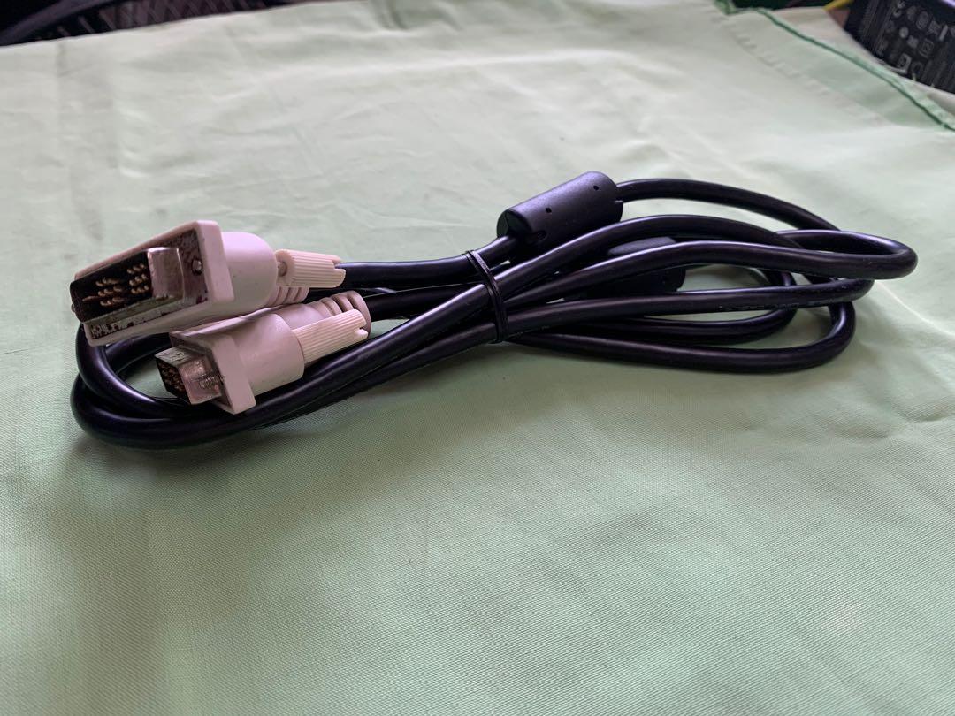 DVI Professional Computer Monitor Cable (Category: Cables & Adaptors) located in Paranaque City. Submitted by seb_trading (Listing ID 1125307234, Image 2). Description: 1meter long good condition high grade cable from USA embassy 20pcs available.
