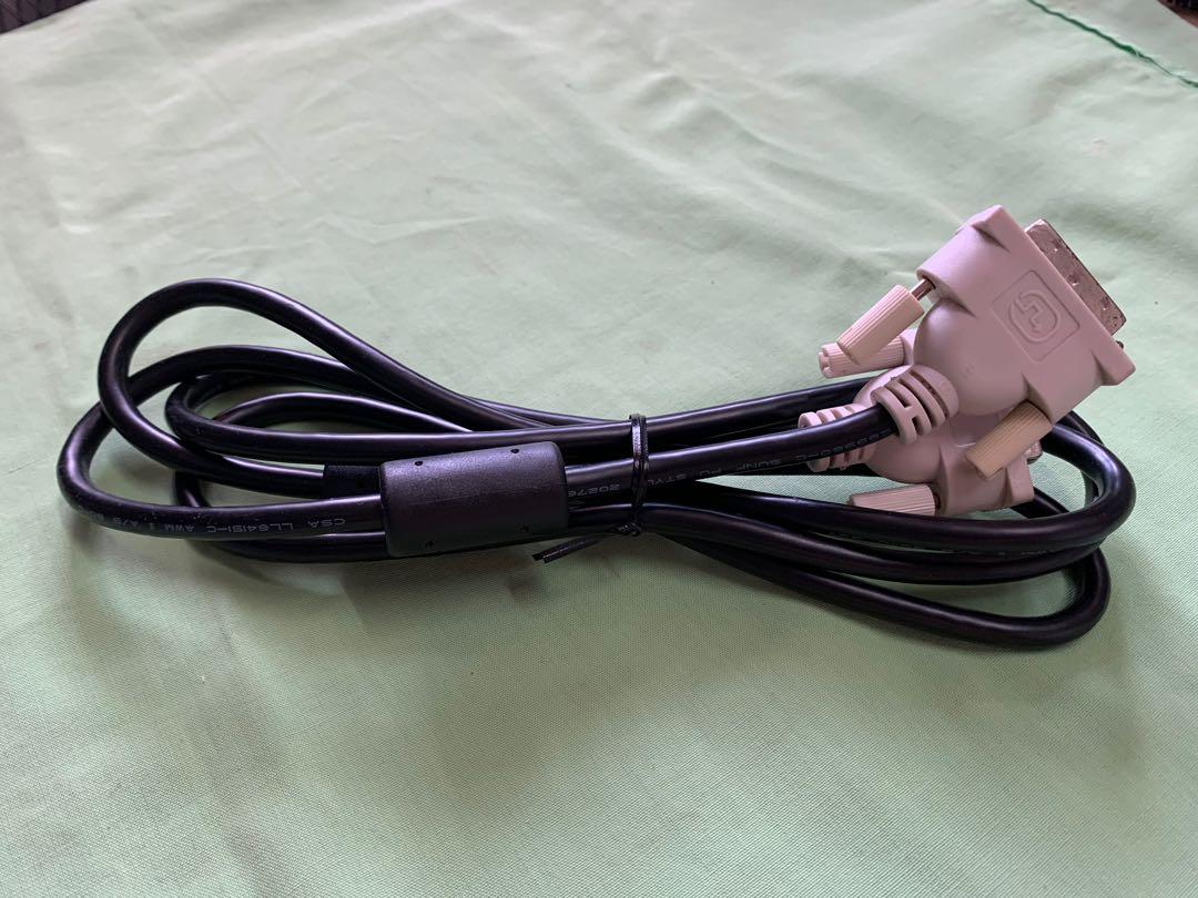 DVI Professional Computer Monitor Cable (Category: Cables & Adaptors) located in Paranaque City. Submitted by seb_trading (Listing ID 1125307234, Image 1). Description: 1meter long good condition high grade cable from USA embassy 20pcs available.