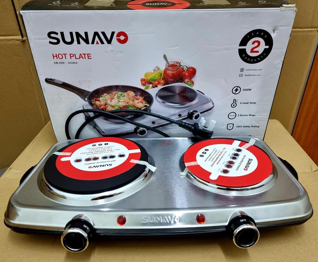 electric 2 plate stove