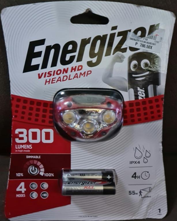 ENERGIZER Vision HD Headlamp 300 Lumens (Category: Other Sports Equipment and Supplies) located in Manila. Submitted by henzelhannah (Listing ID 1121496158, Image 1). Description: PTPA; ENERGIZER Vision HD Headlamp 300 Lumens Mall Price Php787.00 09327247535.