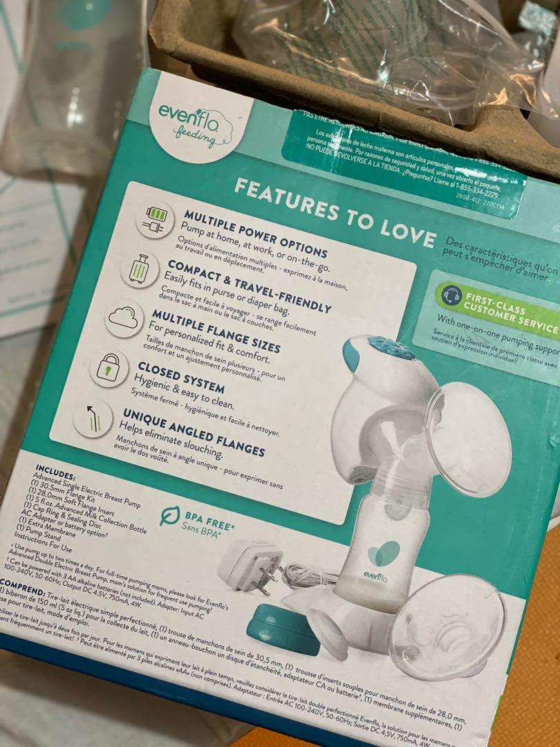 EVENFLO SINGLE ELECTRIC PUMP, Babies & Kids, Nursing & Feeding