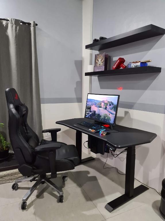 Flexispot - Electric Height-Adjustable Gaming Standing Desk E3, Furniture & Home Living, Office 