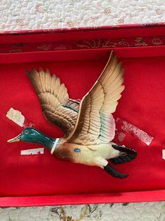 Flying mallard