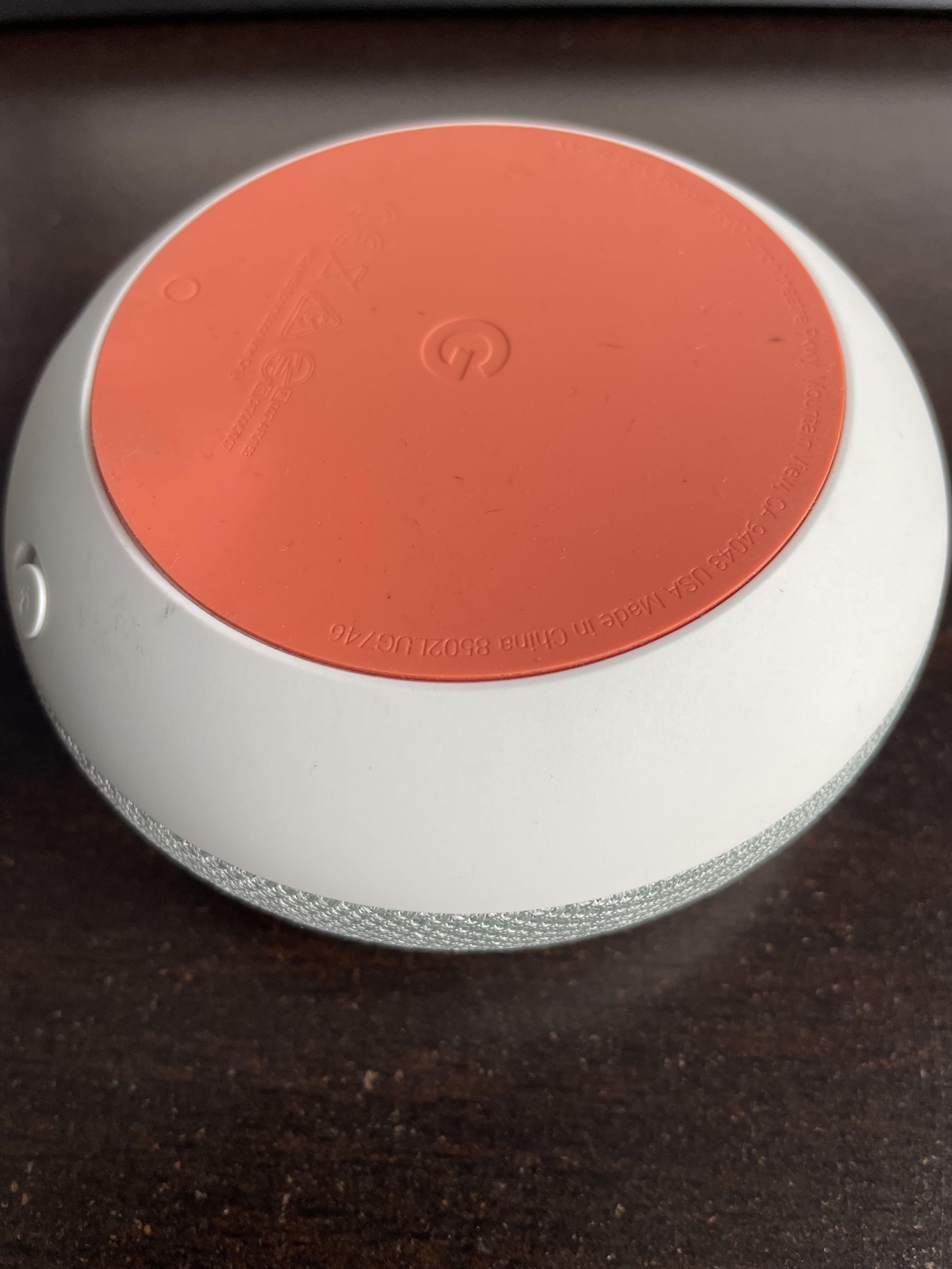 Google mini (Category: Other Gadgets) located in Singapore. Submitted by cck43 (Listing ID 1124723374, Image 1). Description: One visible hole..