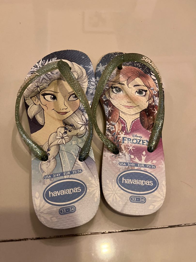 Frozen slippers clearance havaianas