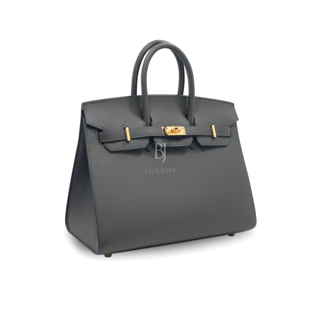 Hermes Birkin Sellier bag 30 Vert gris Epsom leather Gold hardware