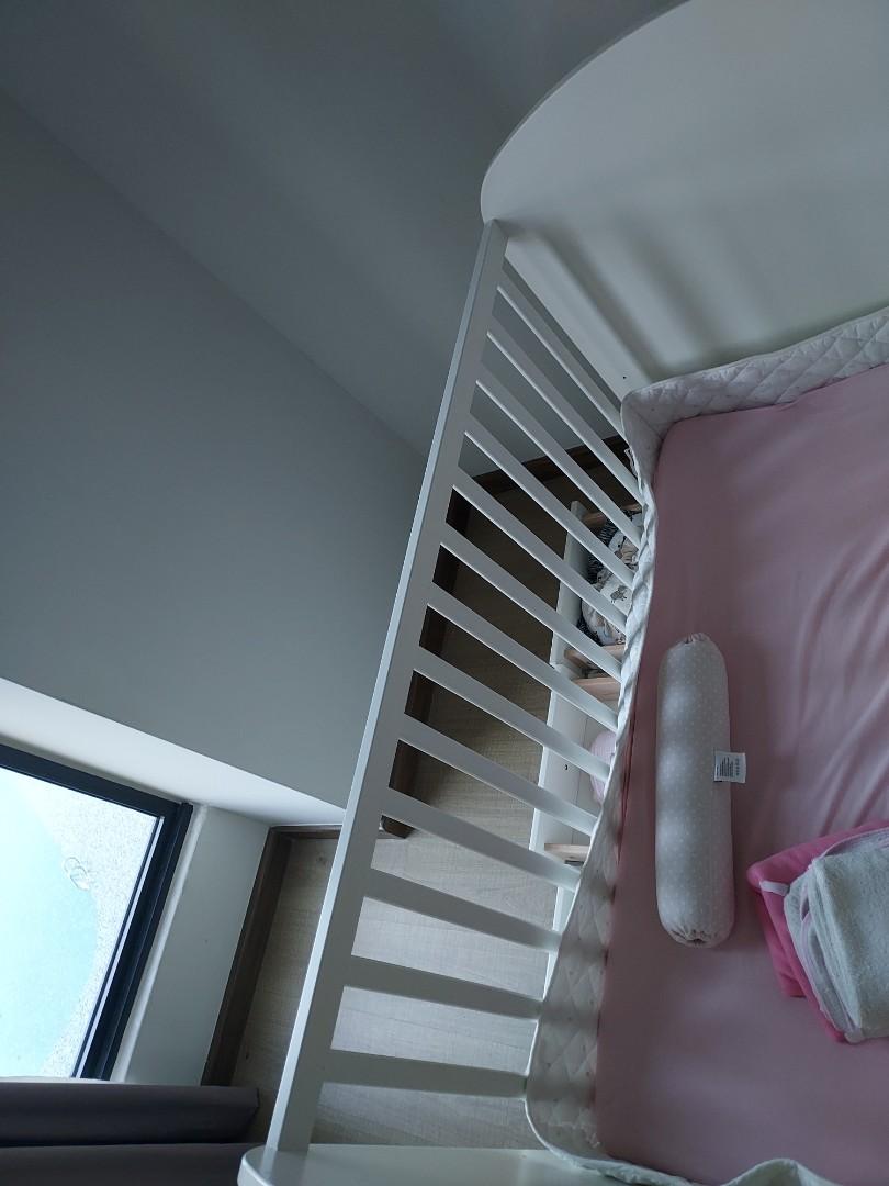 Ikea baby cot bed with drawers, Babies & Kids, Baby Nursery & Kids