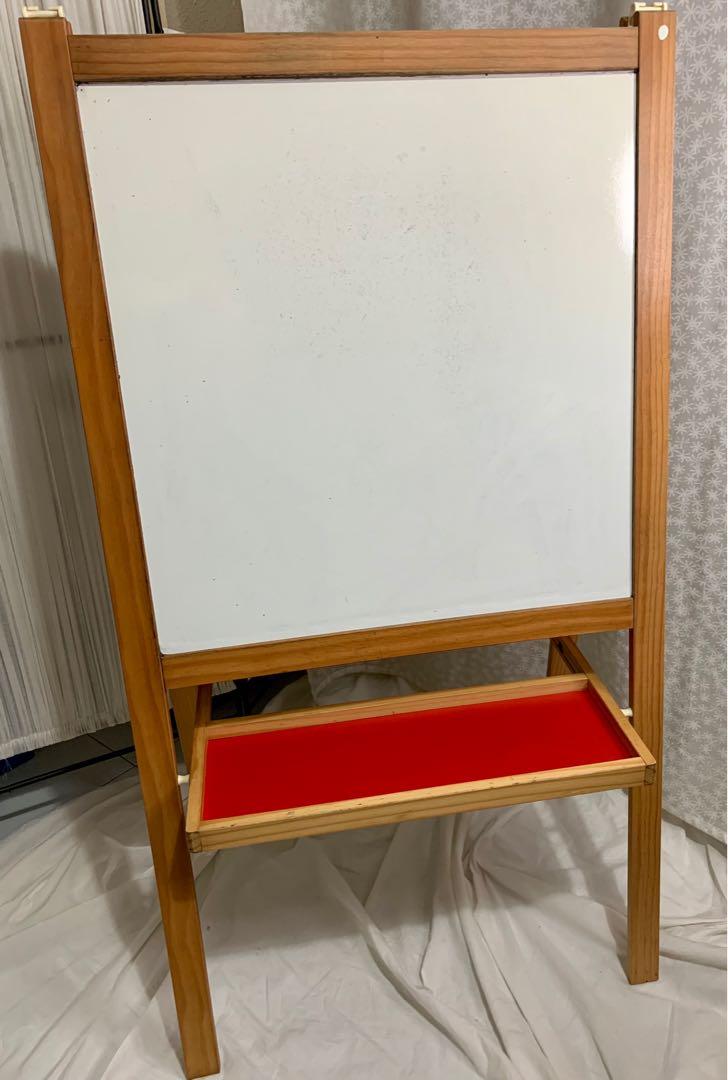 Ikea Mala art/chalkboard easel & Crayola stool, Hobbies & Toys