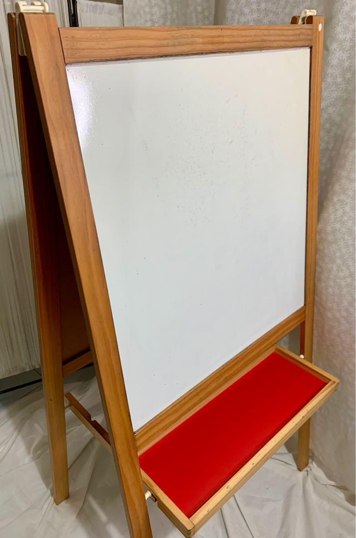 Ikea Mala art/chalkboard easel & Crayola stool, Hobbies & Toys