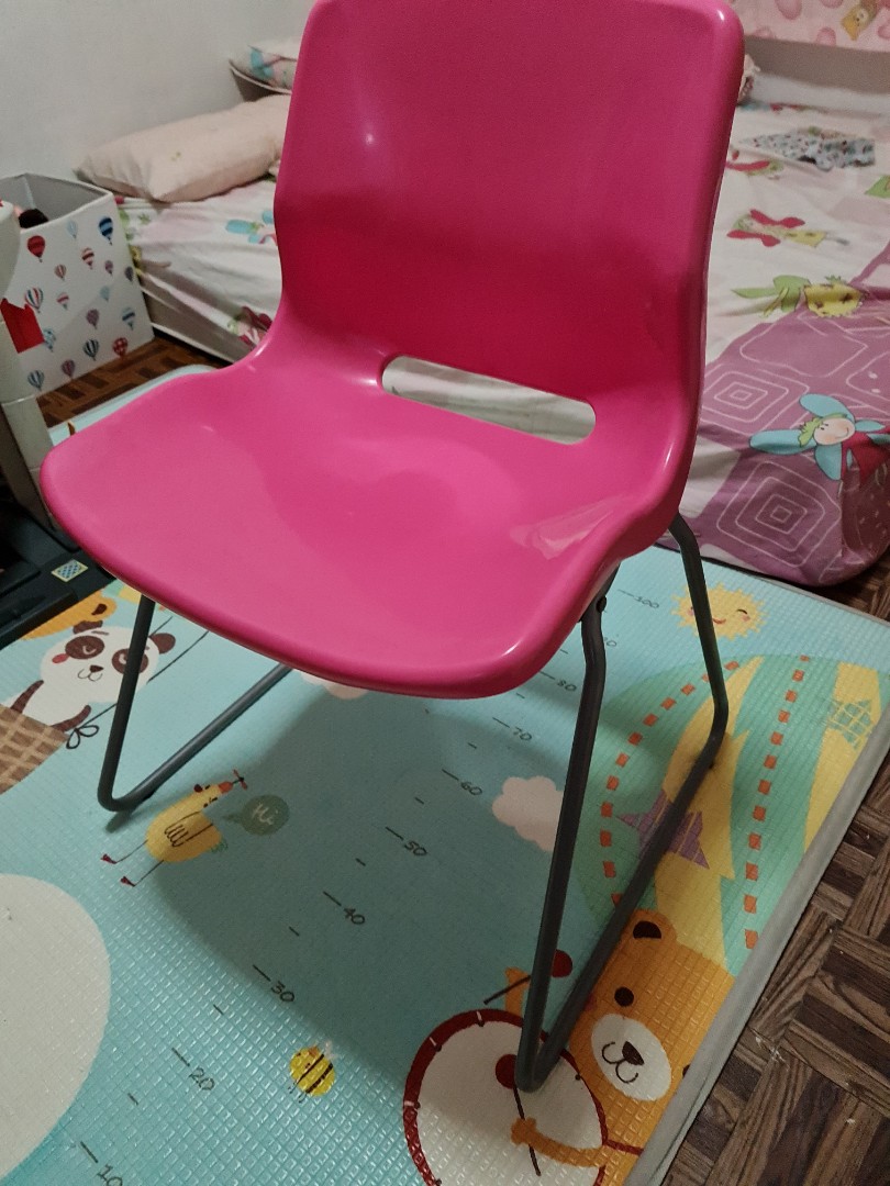 Ikea pink chair, Furniture & Home Living, Furniture, Chairs on Carousell