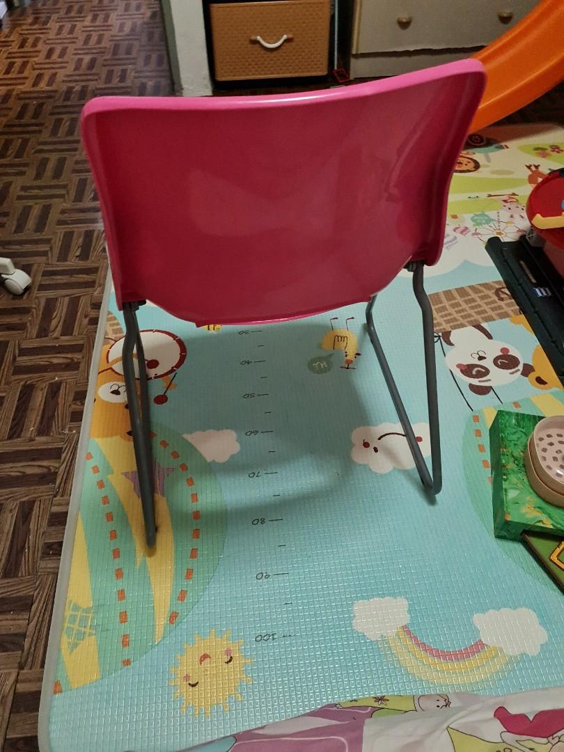 Ikea pink chair, Furniture & Home Living, Furniture, Chairs on Carousell