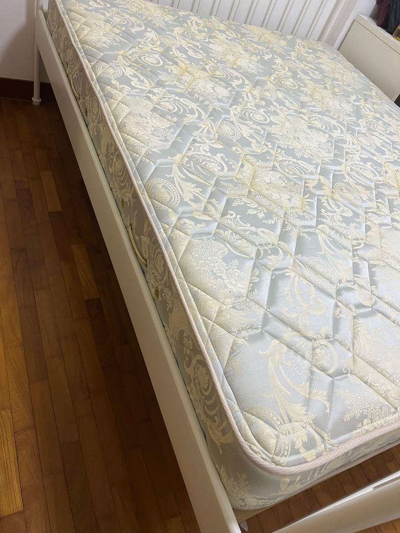 Ikea Queen Size Bed frame and Mattress, Furniture & Home Living, Furniture, Bed Frames