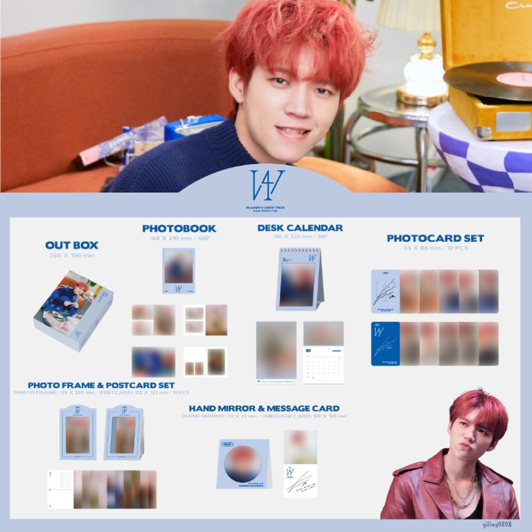 INFINITE NAM WOOHYUN 2022 SEASON'S GREETINGS, Hobbies & Toys, Collectibles  & Memorabilia, K-Wave on Carousell