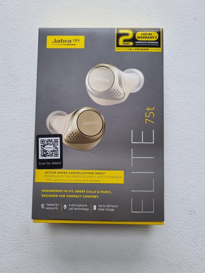 Jabra Elite 75t, ANC with warranty, Audio, Earphones on Carousell