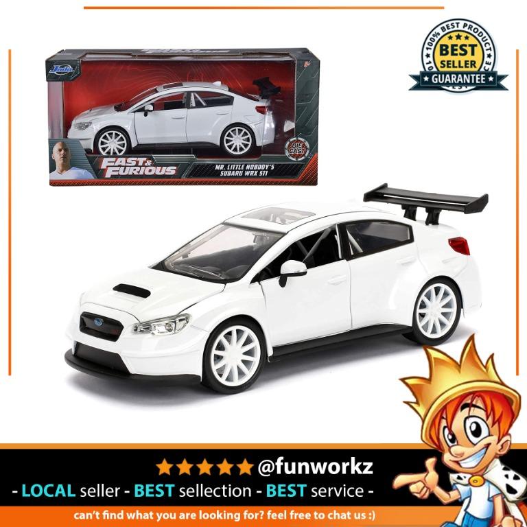 Jada Toys Fast Furious 1 24 Mr. Little Nobody s Subaru WRX STI Die cast Car toys for kids and adults Hobbies Toys Toys Games on Carousell