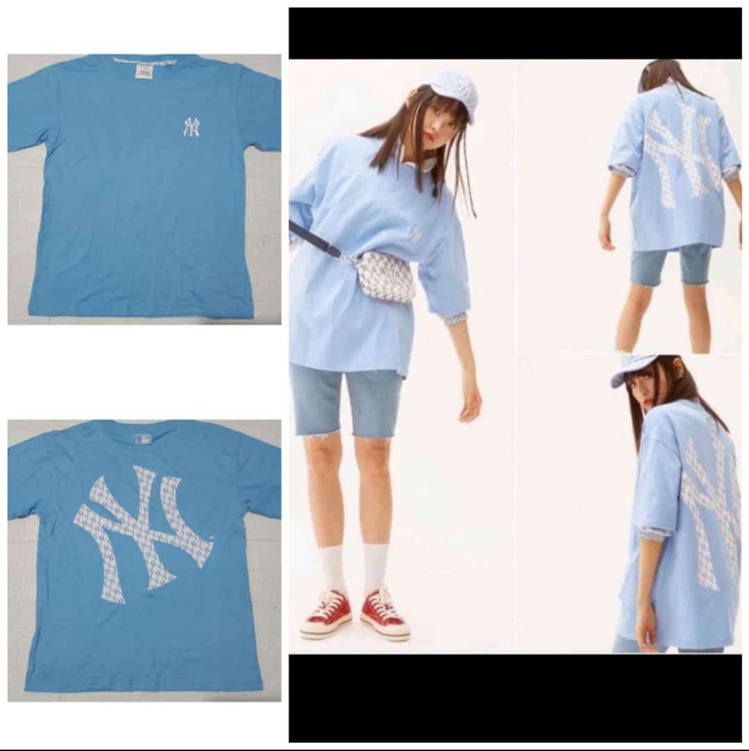 Kaos NY MLB Warna Putih Size XL Original Import ✓Tag Logo ❌Tag