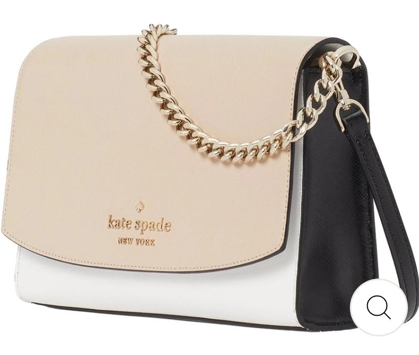 Kate Spade Carson Colorblock Convertible Crossbody Bag in Warm Beige