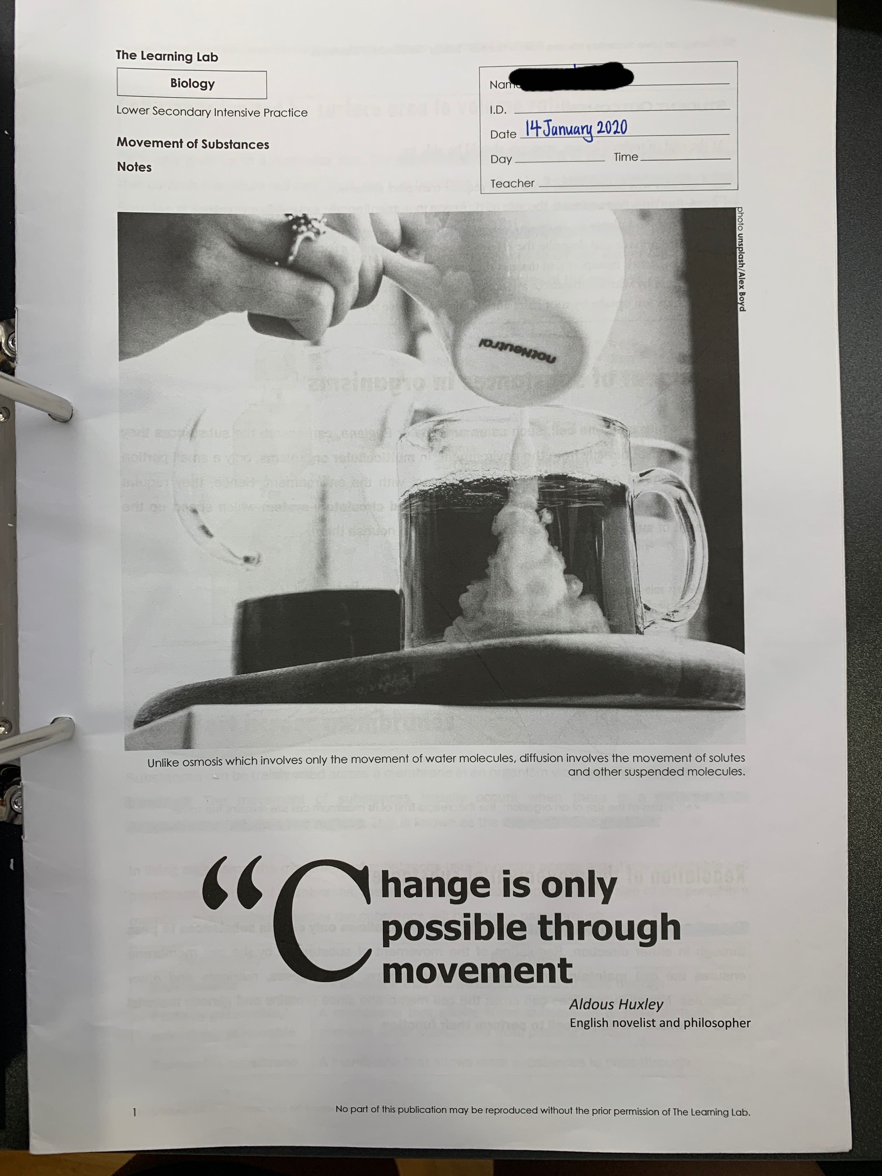 Learning Lab Science Notes for Secondary 2, Hobbies & Toys, Books & Magazines, Assessment Books