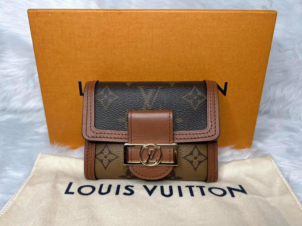 Louis Vuitton M68725 Wallet Portefeuille Dauphine Compact Monogram Used
