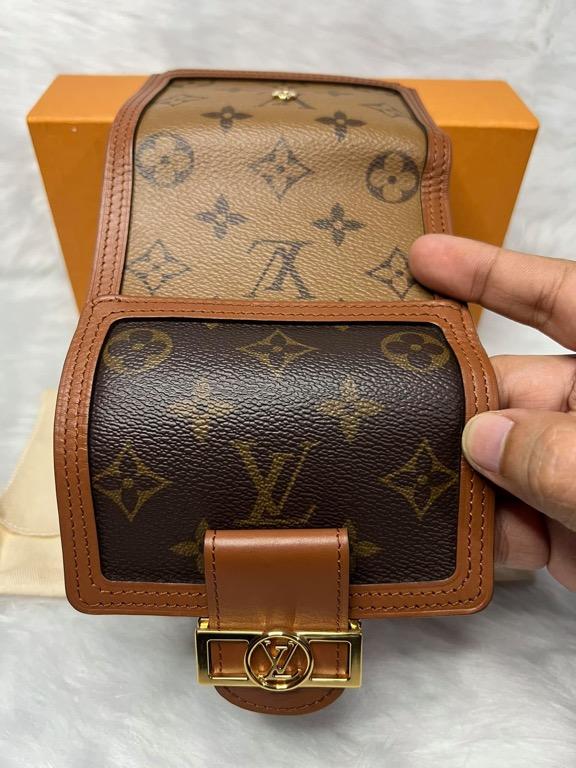 Louis Vuitton Dauphine compact wallet monogram canvas GHW