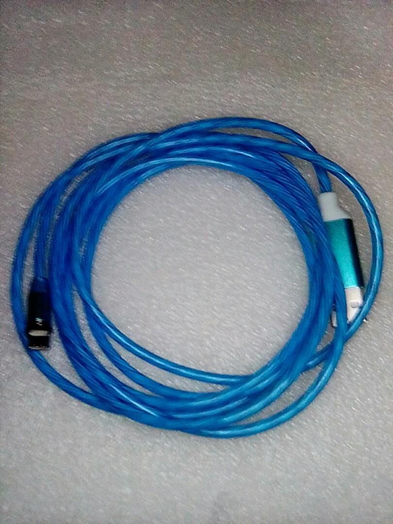 Magnetic Micro Usb Charging Cable With Light Mobile Phones Tablets Others On Carousell