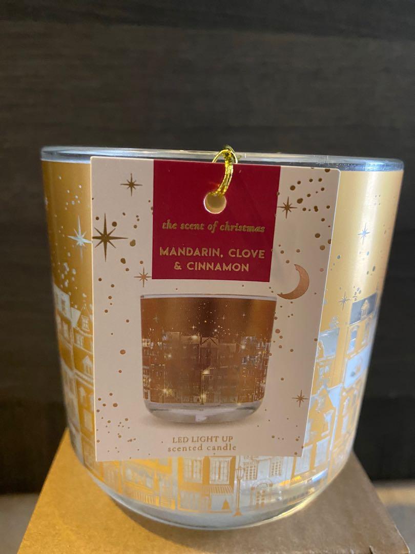 Marks & Spencer limited edition Xmas light up scented candle, Furniture