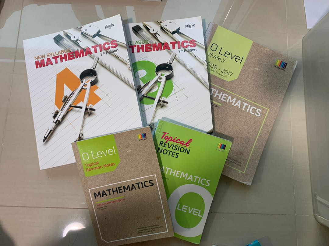 math o level set, Hobbies & Toys, Books & Magazines, Textbooks on Carousell