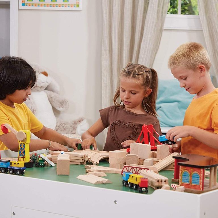 Melissa and doug 132 piece train set hot sale