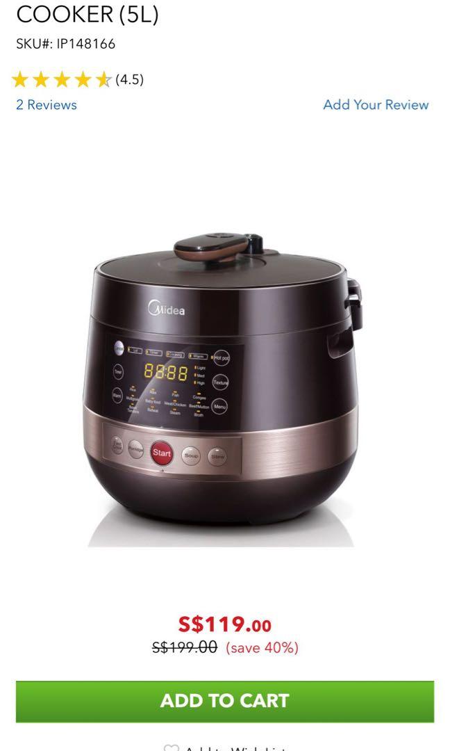 Pressure cooker midea review online