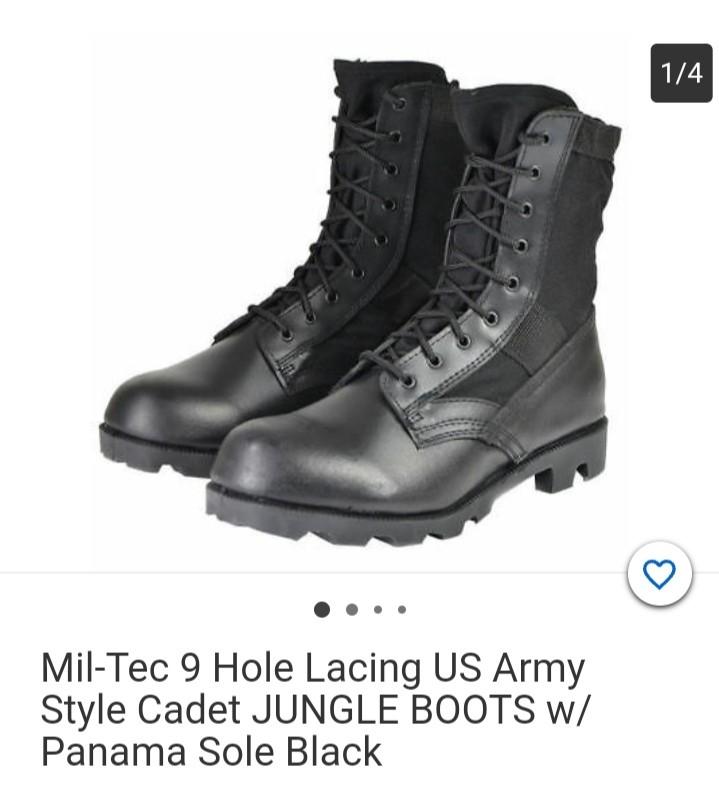 MILTEC US JUNGLE MILITARY BOOTS, Men's Fashion, Footwear, Boots on