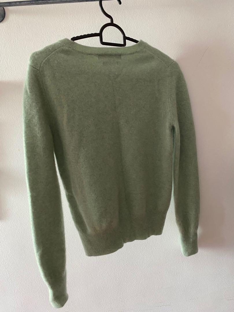 mint green cashmere sweater