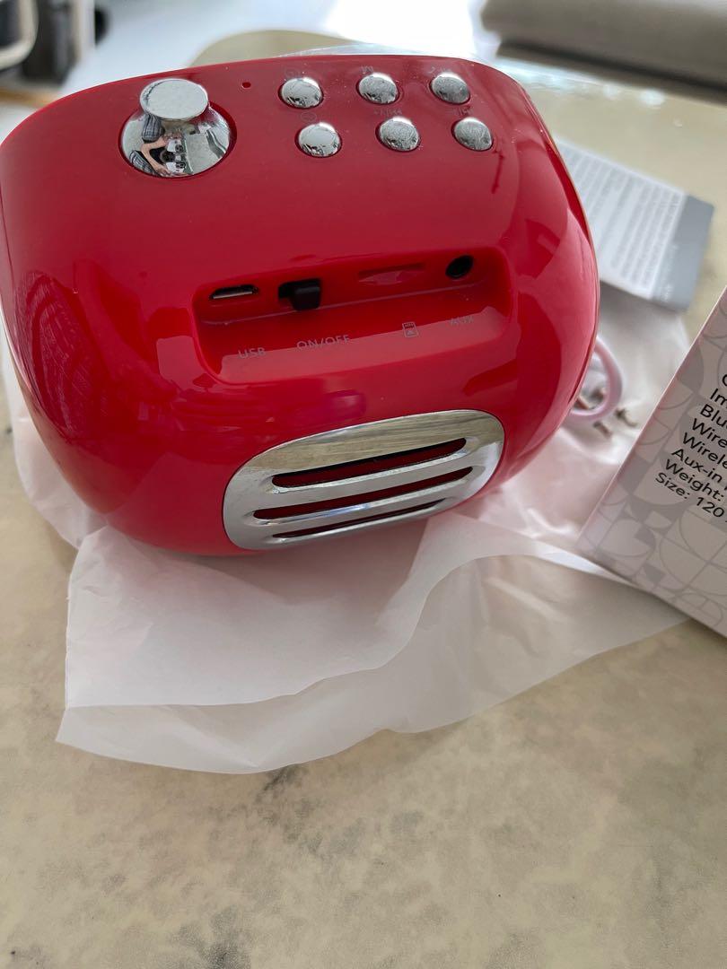 Nakamichi Bluetooth Clock Radio Alarm Speaker, Furniture & Home Living