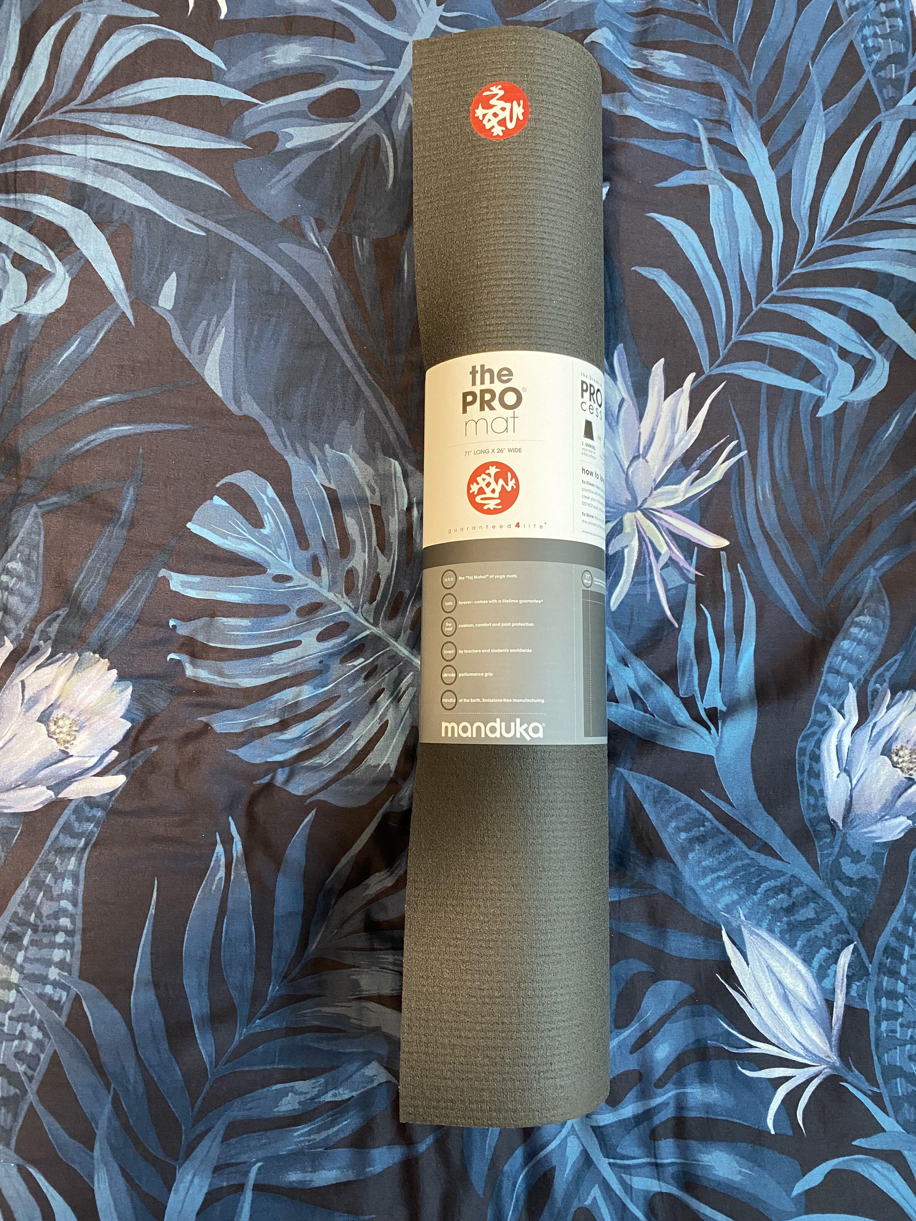 LAST PIECE TO GO! Brand New Manduka PRO (6mm) 71 Inches Black, Sports