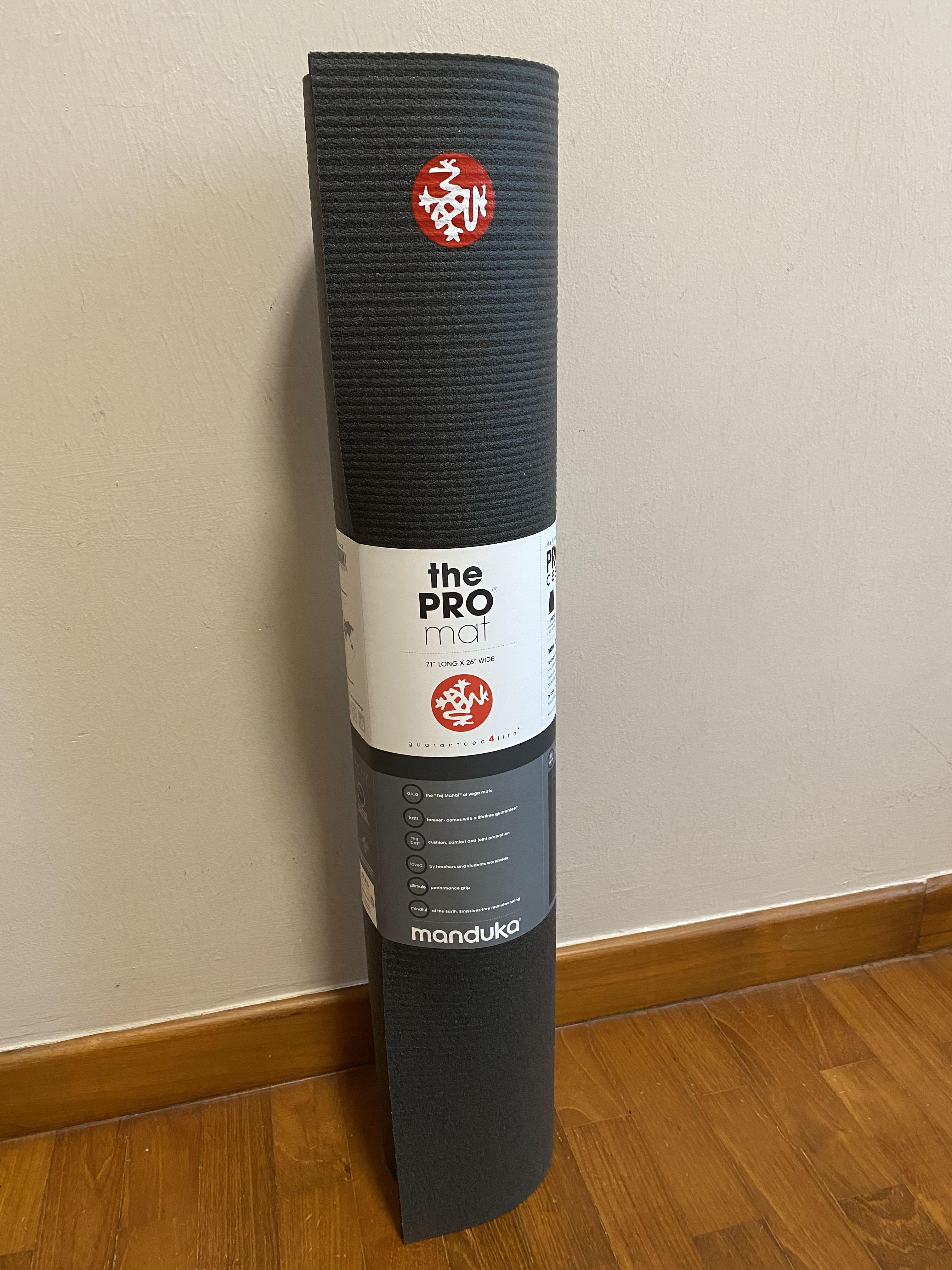 LAST PIECE TO GO! Brand New Manduka PRO (6mm) 71 Inches Black, Sports