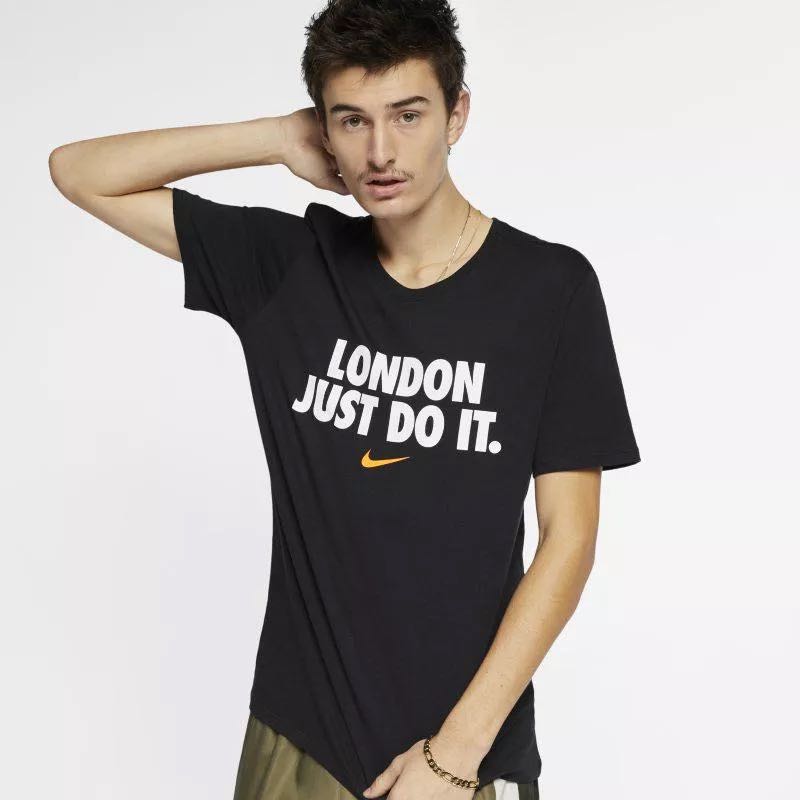 etnisch krant fles NIKE London Just Do It tee, Men's Fashion, Tops & Sets, Tshirts & Polo  Shirts on Carousell
