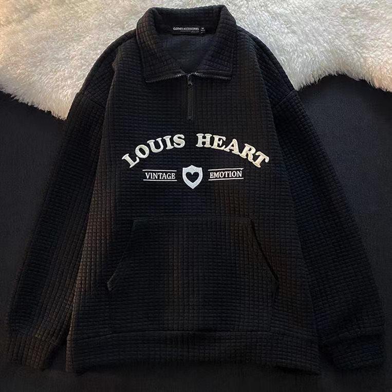 Vintage Louis Heart Sweater Black / L