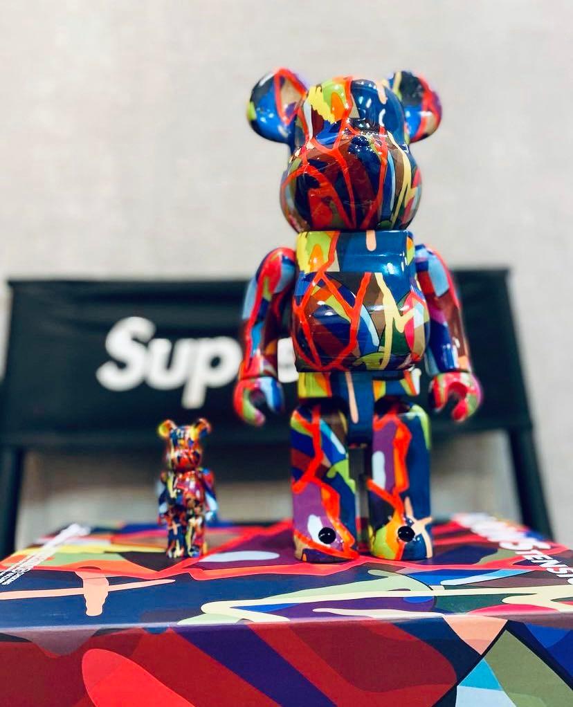 BE@RBRICK KAWS TENSION 100% & 400% - フィギュア