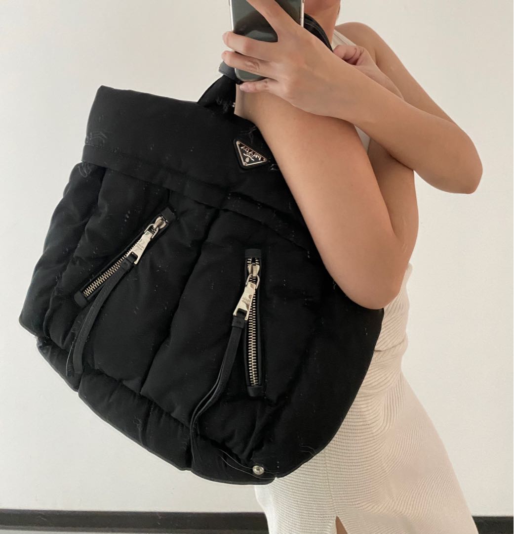 prada bomber bag