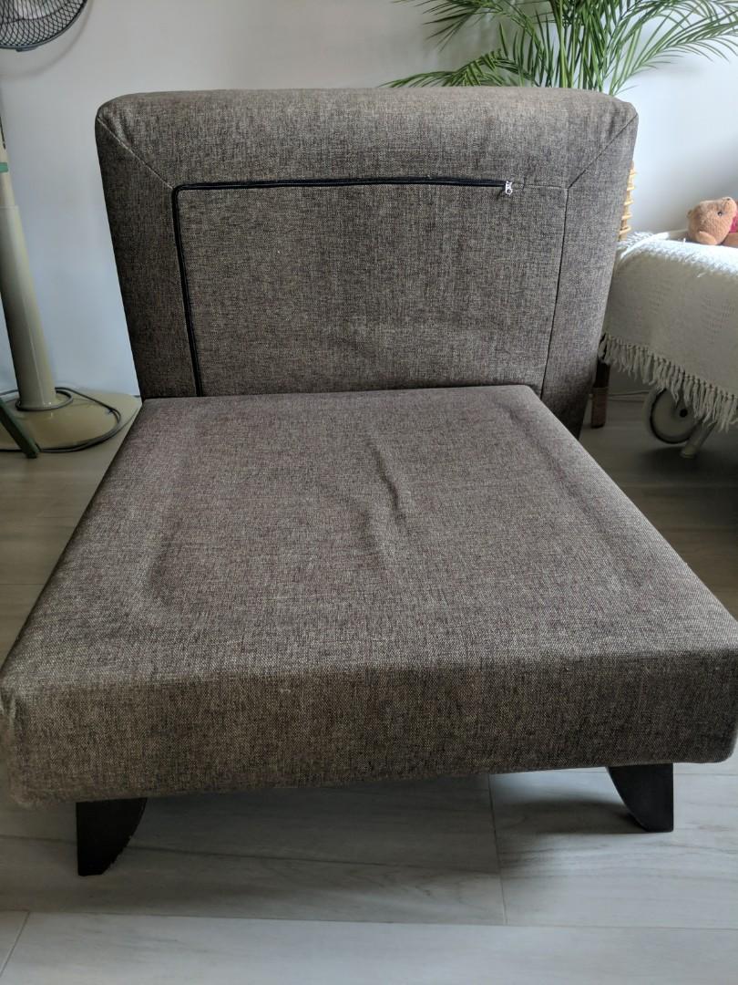 Preloved picket & rail ottoman, Furniture & Home Living, Furniture