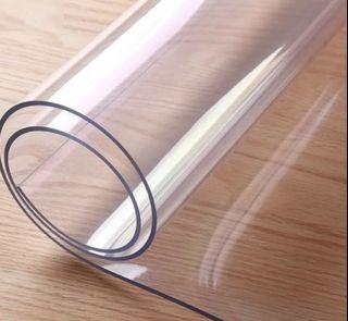 PVC Table Protector Mat. Round | Rectangular | Transparent | Frosted