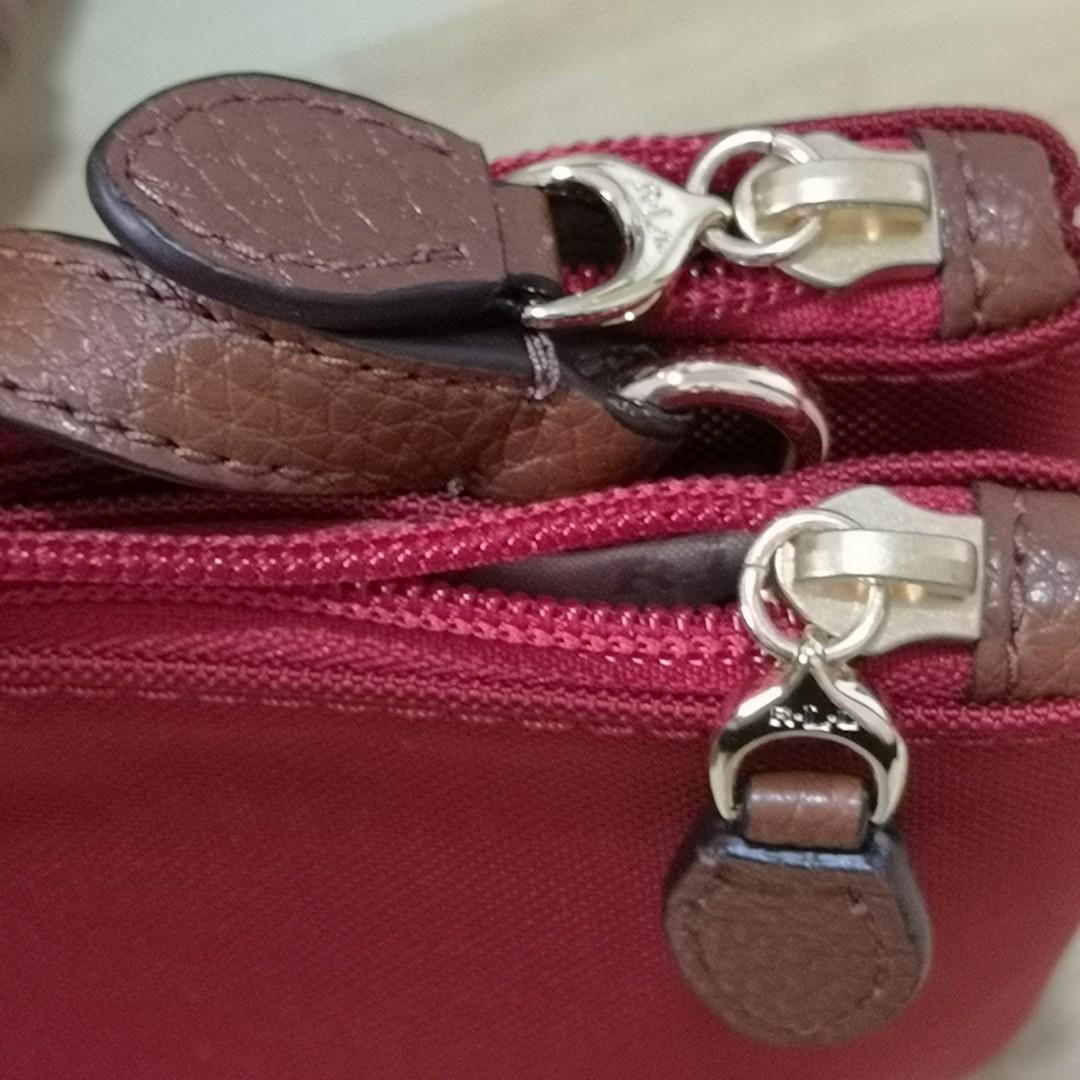 BNWT Ralph Lauren Chadwick Double Zip crossbody