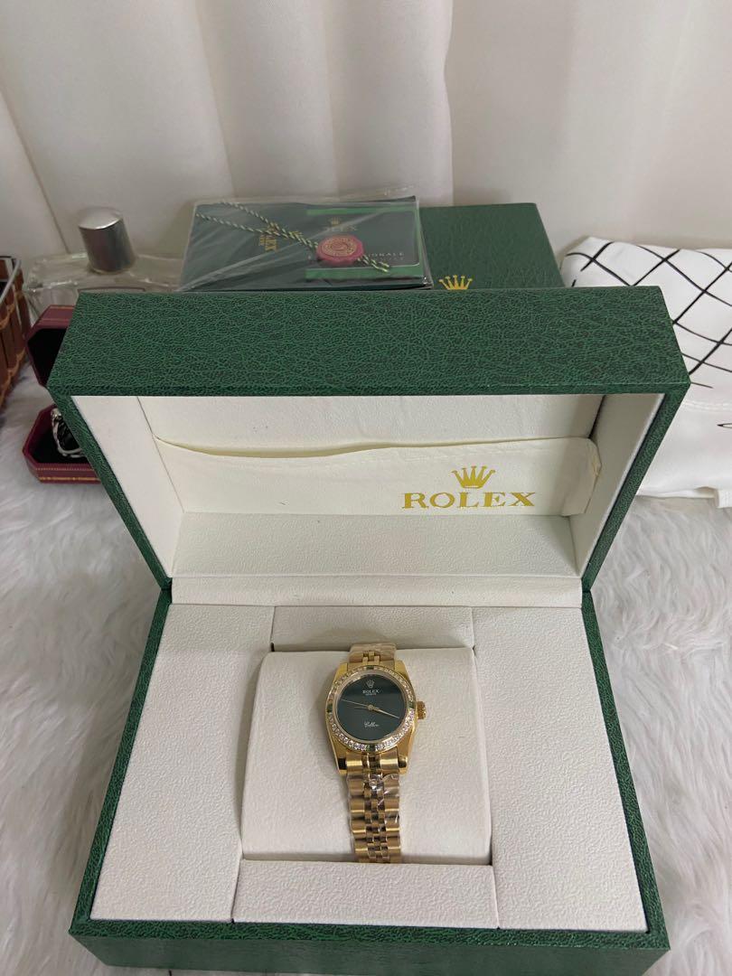 18k gold plated rolex