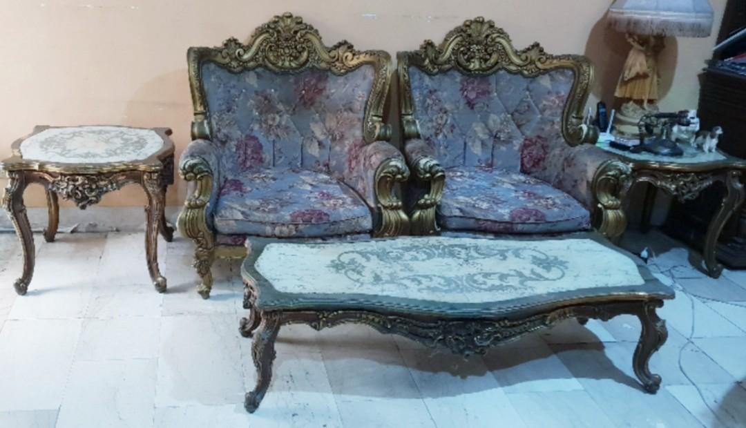 Sala set (Category: Other Home Furniture) located in Las Pinas. Submitted by abcjulia (Listing ID 1125342357, Image 1). Description: Italian set. 📩 0927-4572552.