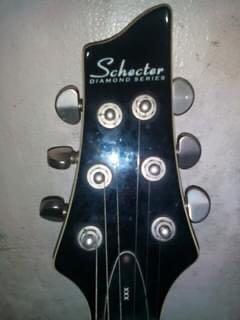 Schecter C1 XXX (Category: Musical Instruments) located in Quezon City. Submitted by neverfoundland (Listing ID 1125480263, Image 1). Description: Schecter C1 XXX discontinued rare edition exotic dancer inlay guitar. Equipt with Volume and Tone circuit (Push Pull/Split) configuration. Brush finish hardware Pickup: Seymour Design Humbucker pickups both neck and bridge. Made in Korea Package includes Original Coffine case made in USA.
