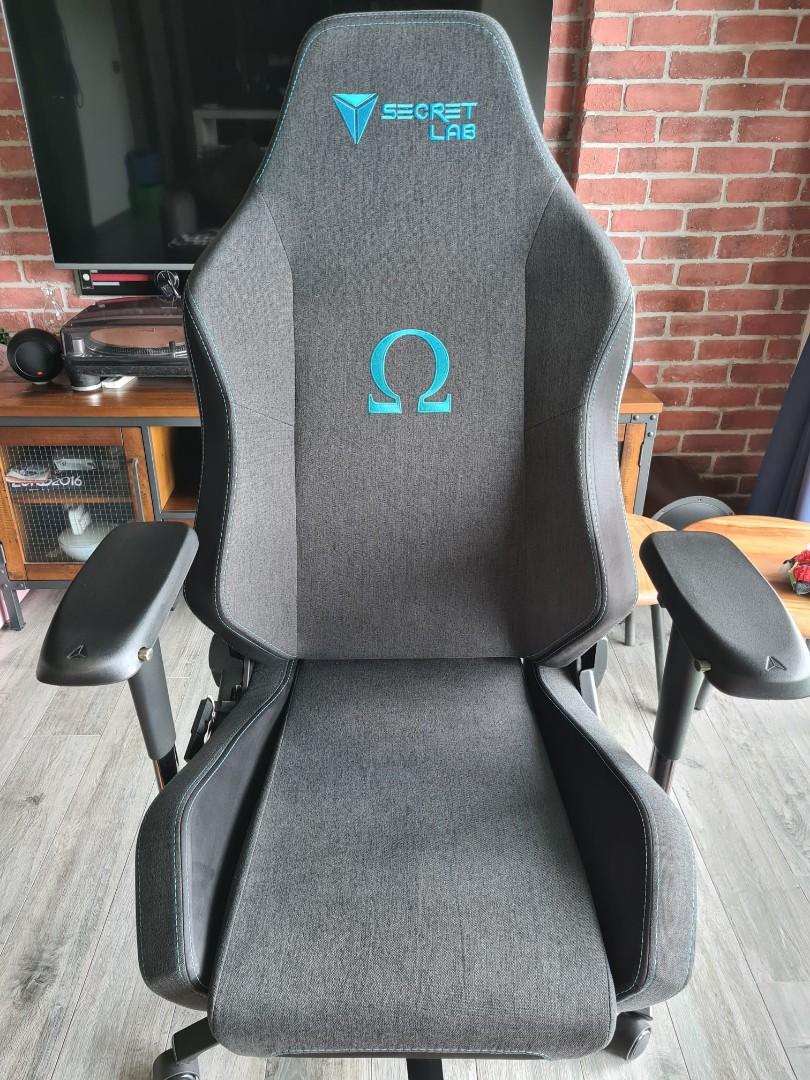 Secretlab omega top softweave charcoal blue