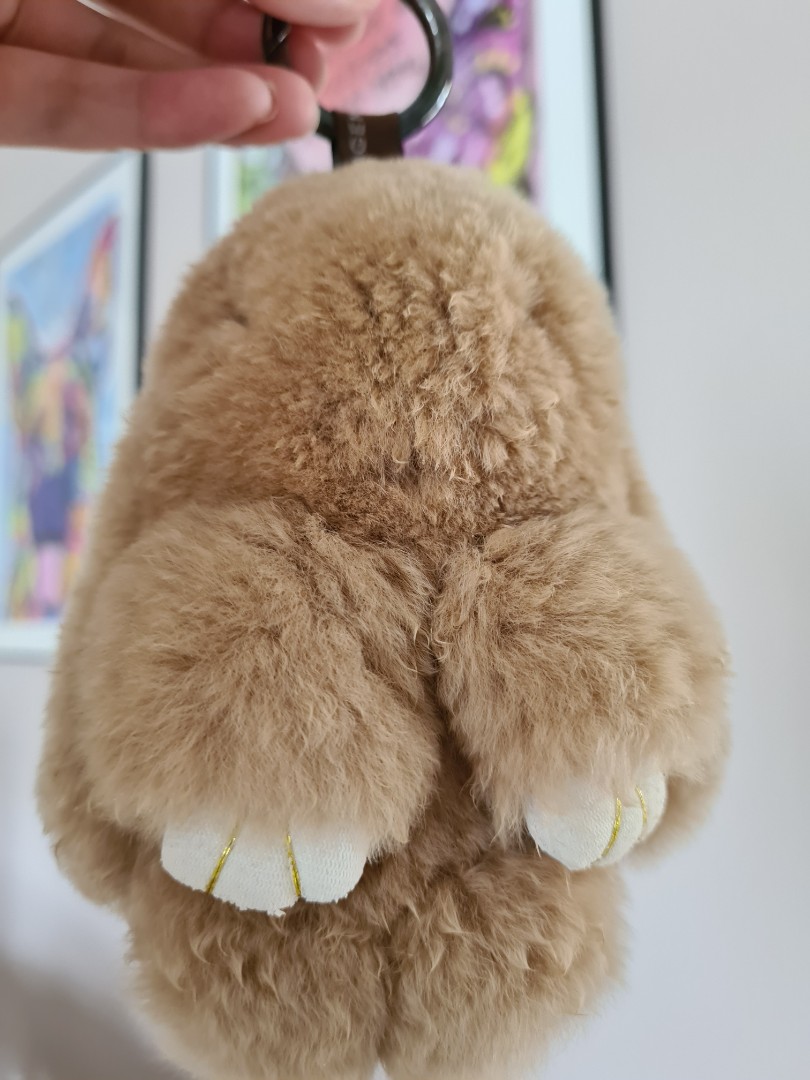 Soft toy keychain bunny, Hobbies & Toys, Toys & Games on Carousell
