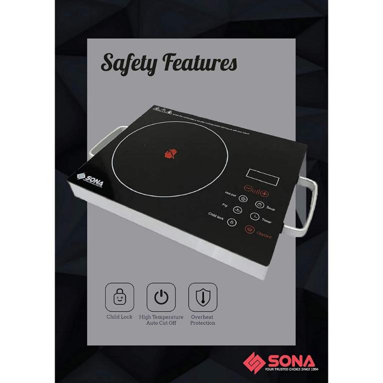 SONA DIGITAL ELECTRONIC INFRARED COOKER SIC3311, TV & Home Appliances